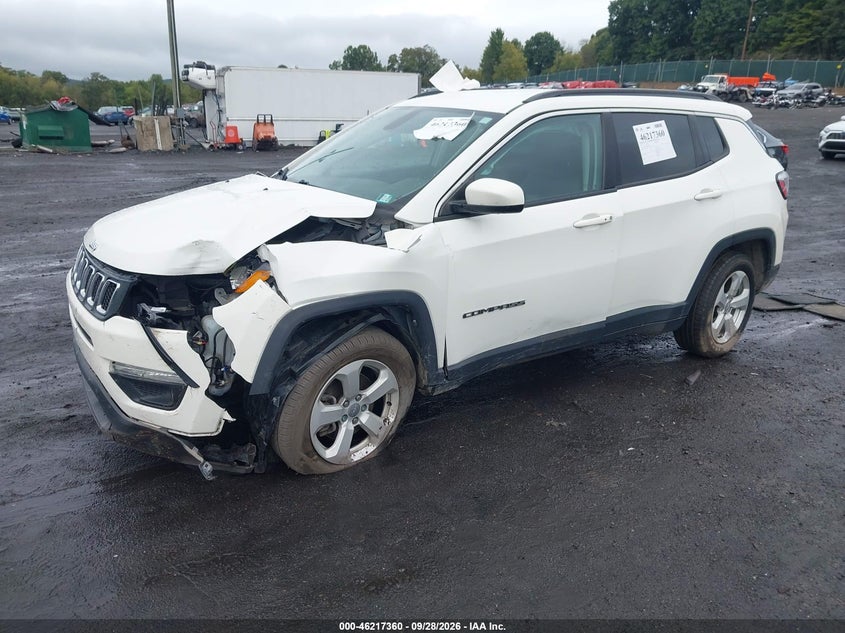 Vin: 3c4njdbbxkt839250, lot: 46717283, jeep compass latitude 4x4 20192
