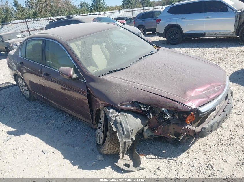 Vin: 1hgcp2f38ca241696, lot: 46717331, honda accord 2.4 lx 20121