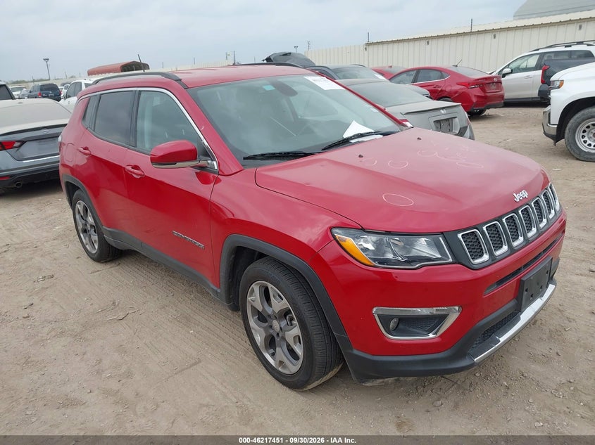 Vin: 3c4njccb8kt802304, lot: 46717374, jeep compass limited fwd 2019 img_1
