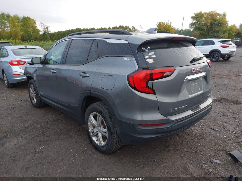 Vin: 3gkaltev3jl399898, lot: 46717430, gmc terrain sle 20183