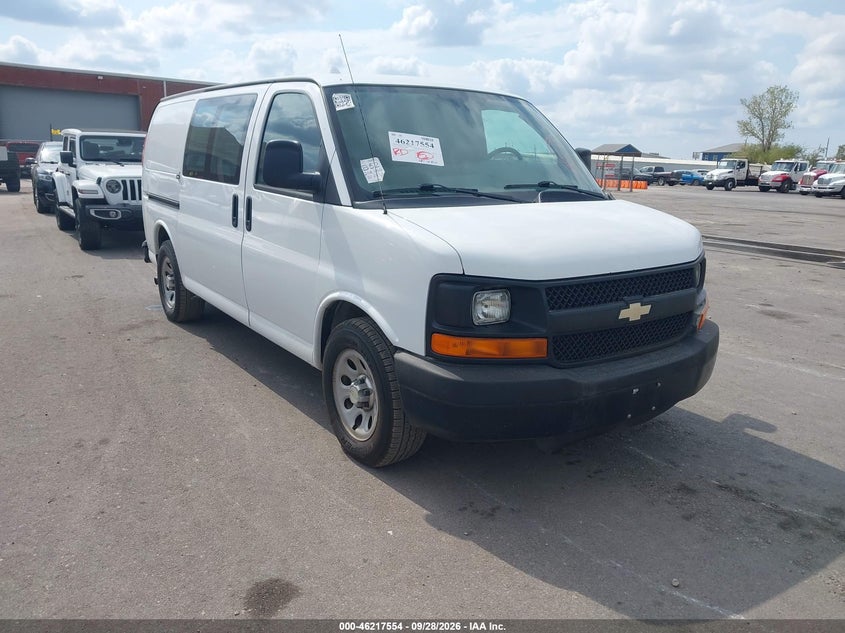 Vin: 1gcsgafx5e1155269, lot: 46717477, chevrolet express 1500 work van 2014 img_1