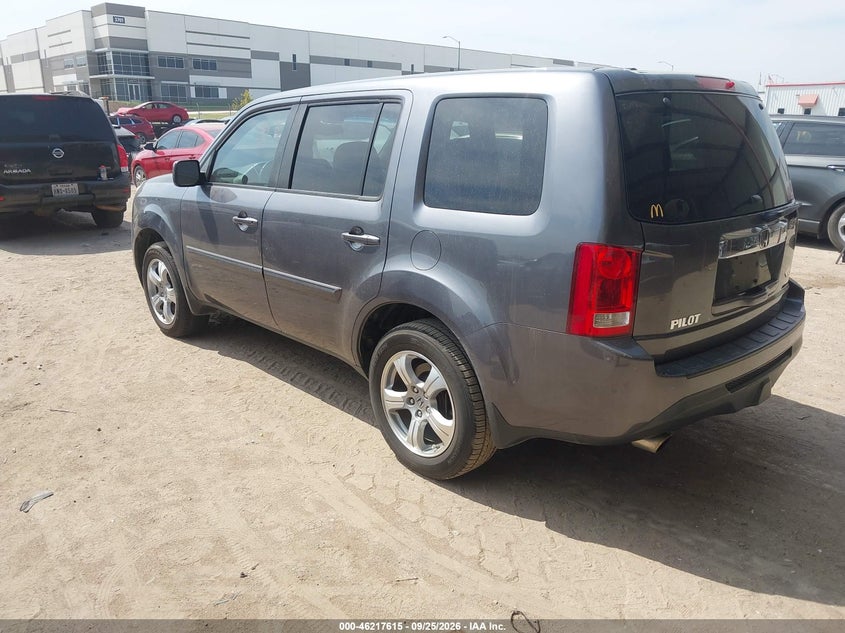Vin: 5fnyf3h62fb020269, lot: 46717538, honda pilot ex-l 20153