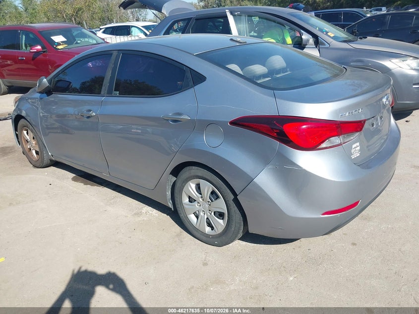 Vin: 5npdh4aexgh679509, lot: 46717558, hyundai elantra se 20163