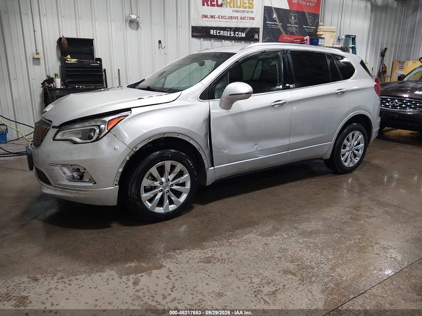 2017 Buick Envision Essence, Right Front, IAAI, VIN LRBFXDSA4HD095278 — photo 2