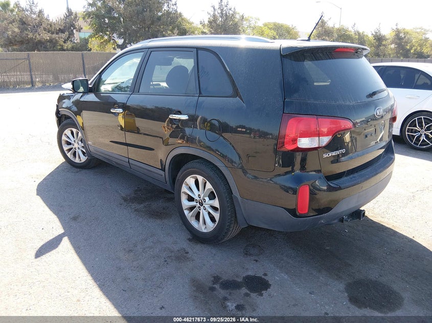 Vin: 5xykuda75eg454181, lot: 46717596, kia sorento ex v6 20143