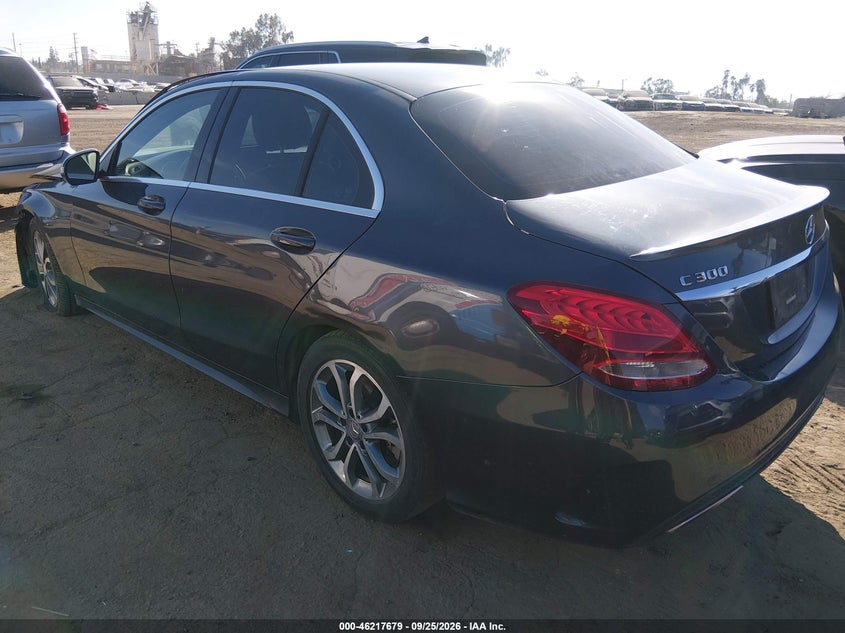 Vin: 55swf4jb0fu054309, lot: 46717602, mercedes-benz c 300 sport 20153