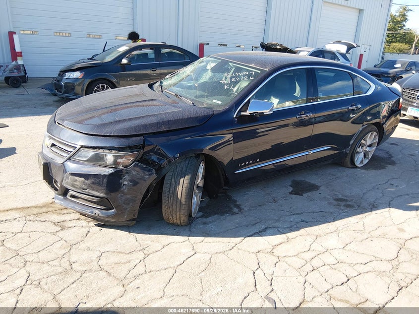Vin: 2g1125s38j9159397, lot: 46717613, chevrolet impala 2lz 20182