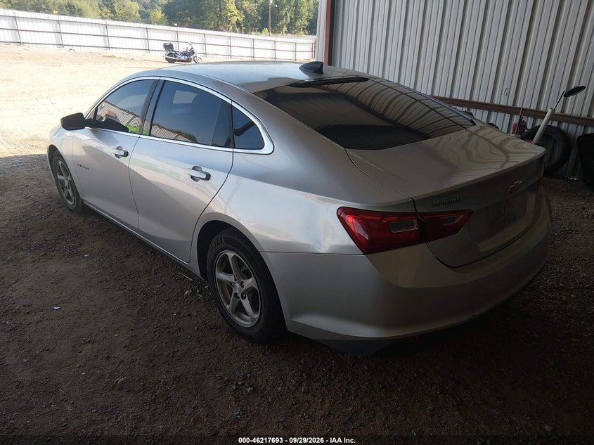 Vin: 1g1zb5stxgf258063, lot: 46717616, chevrolet malibu ls 20163