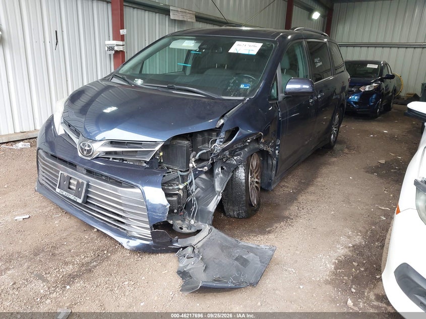 Vin: 5tdyz3dc6ks974421, lot: 46717619, toyota sienna xle premium 8 passenger 20192
