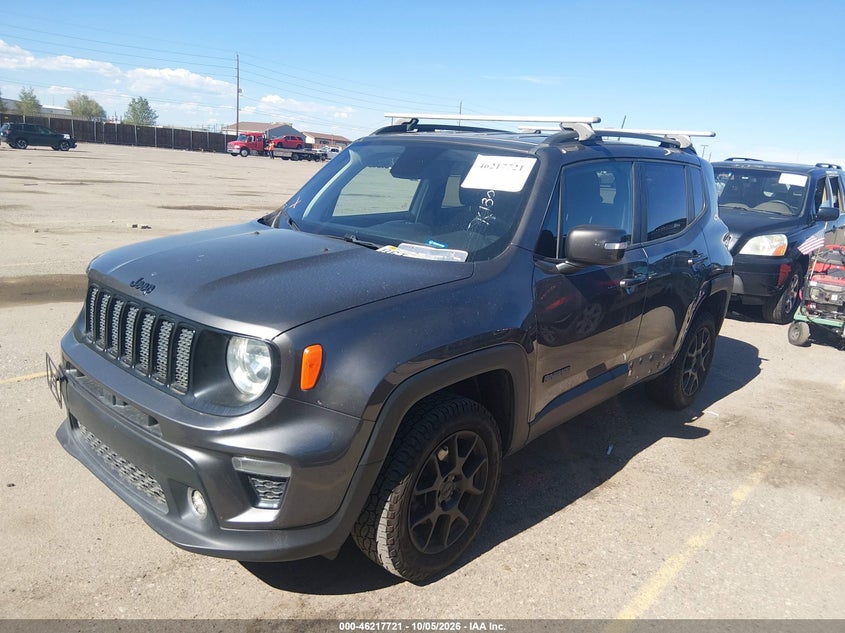 Vin: zacnjbbb4kpk18028, lot: 46717644, jeep renegade altitude 4x4 20192