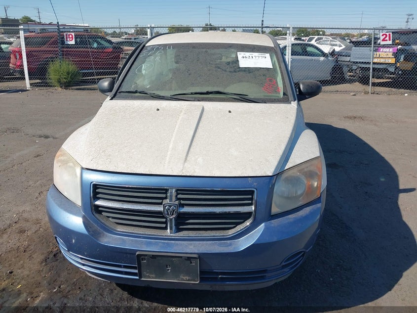 DODGE CALIBER 2008 VIN 1B3HB48B78D720962