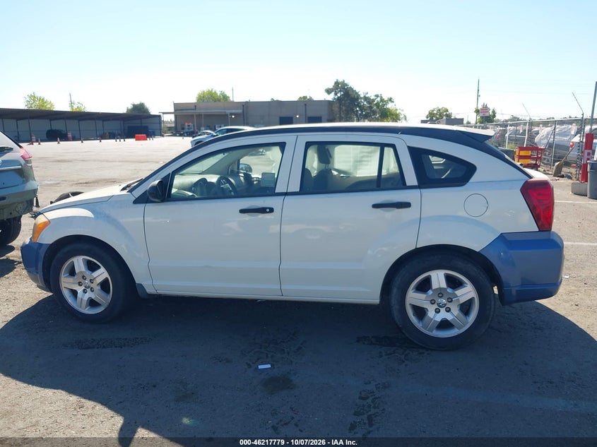 DODGE CALIBER 2008 VIN 1B3HB48B78D720962