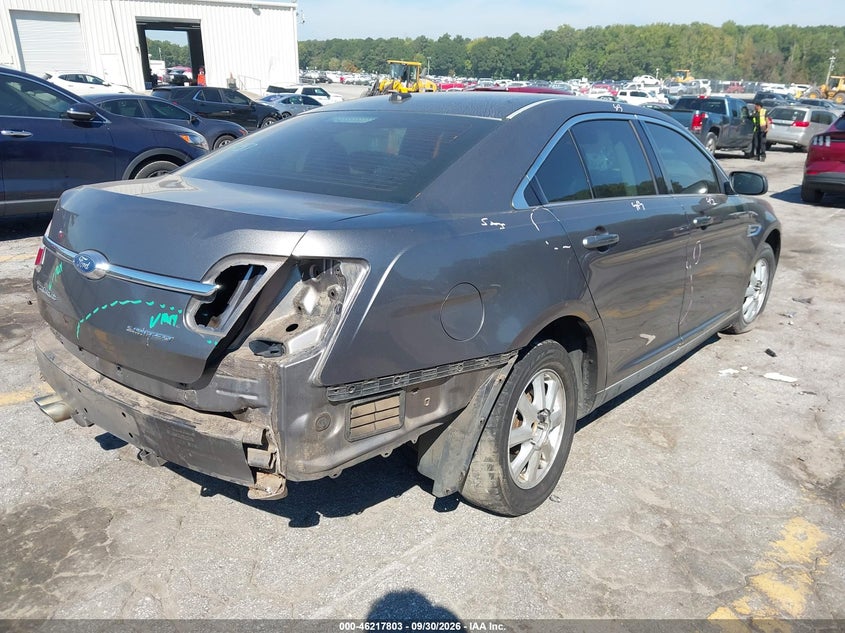 FORD TAURUS 2011 VIN 1FAHP2FW7BG167851