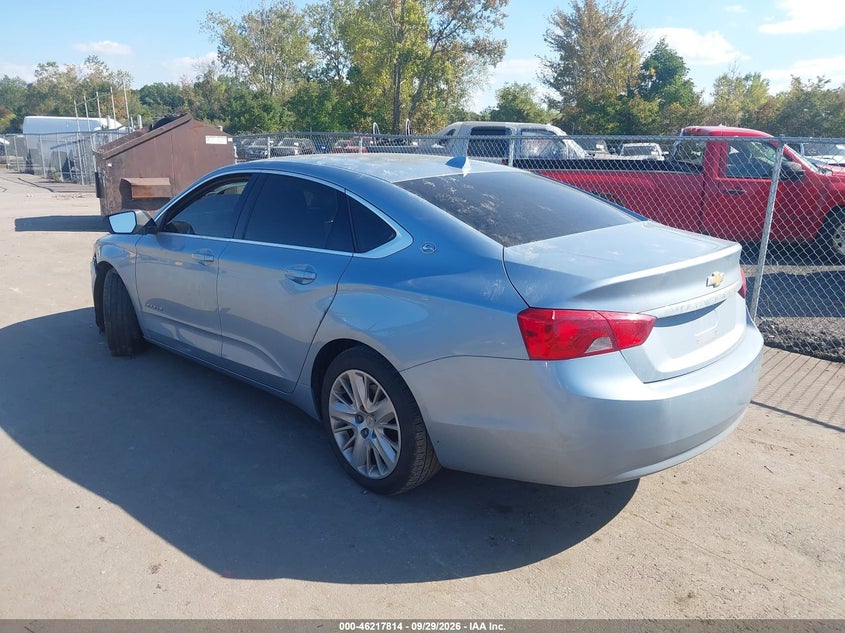 Vin: 1g11y5sl1eu138270, lot: 46717737, chevrolet impala 1ls 20143