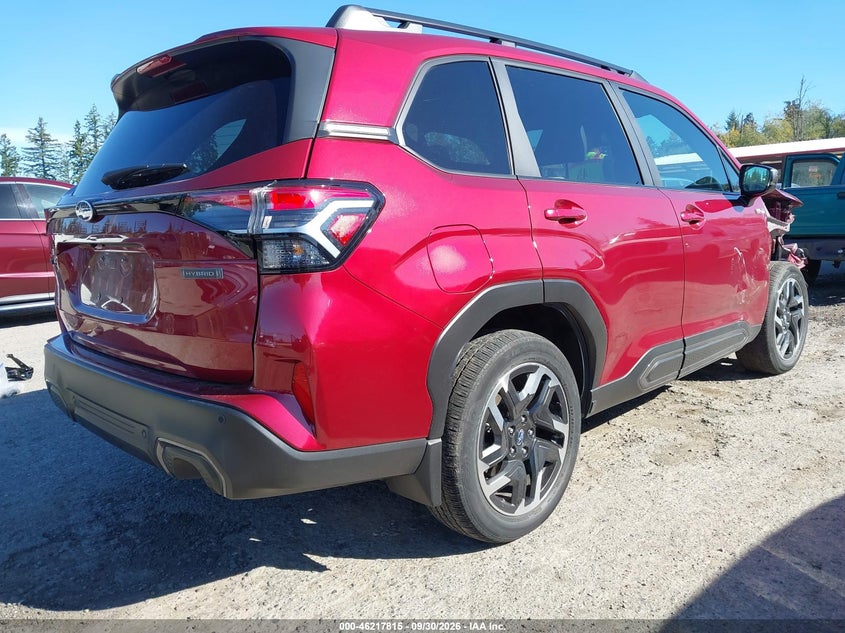Vin: jf2slsrd6sh424760, lot: 46717738, subaru forester limited hybrid 20254