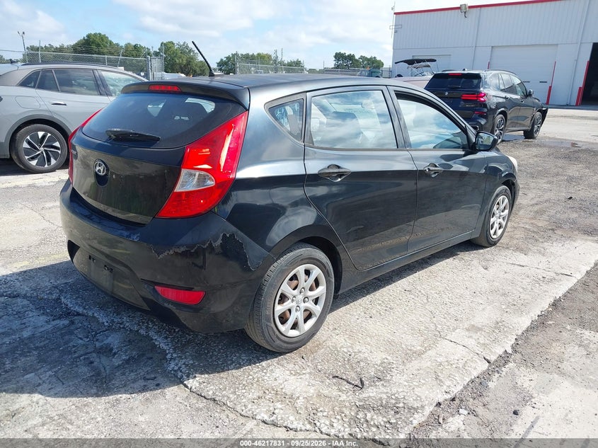 Vin: kmhct5ae0eu188607, lot: 46717754, hyundai accent gs 20144