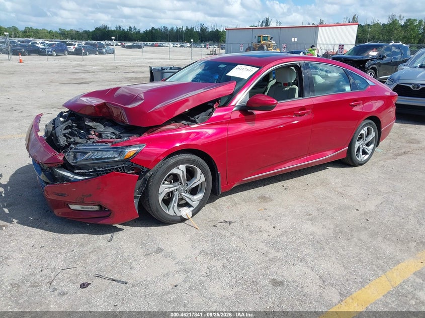 Vin: 1hgcv1f5xja101311, lot: 46717764, honda accord ex-l 20182