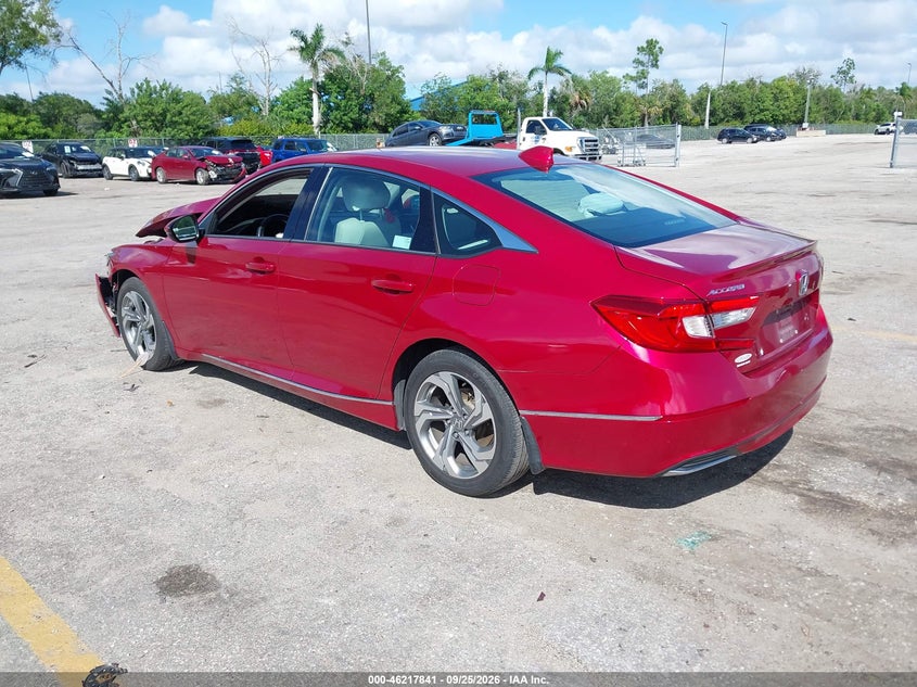 Vin: 1hgcv1f5xja101311, lot: 46717764, honda accord ex-l 20183