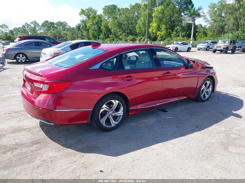 Vin: 1hgcv1f5xja101311, lot: 46717764, honda accord ex-l 20184