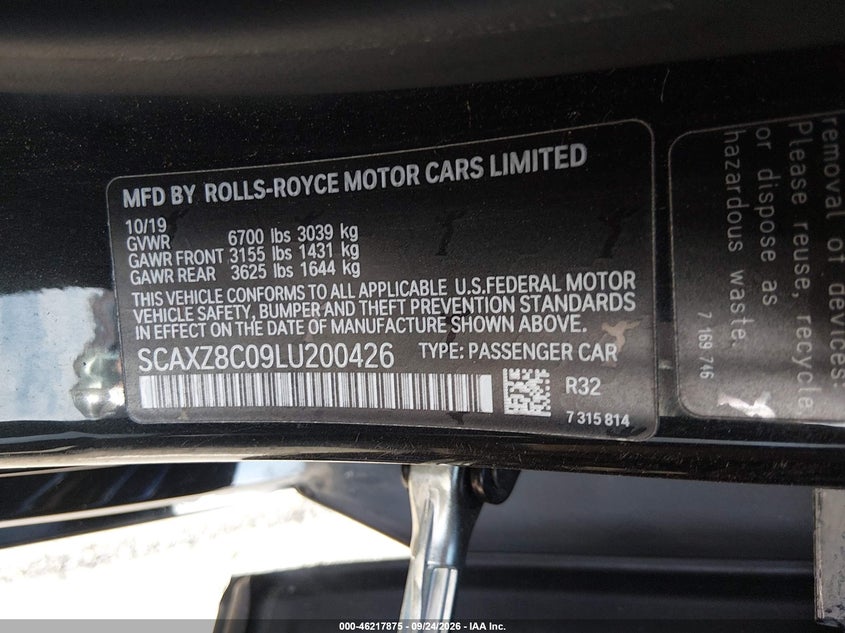 2020 ROLLS-ROYCE DAWN · Фото 9