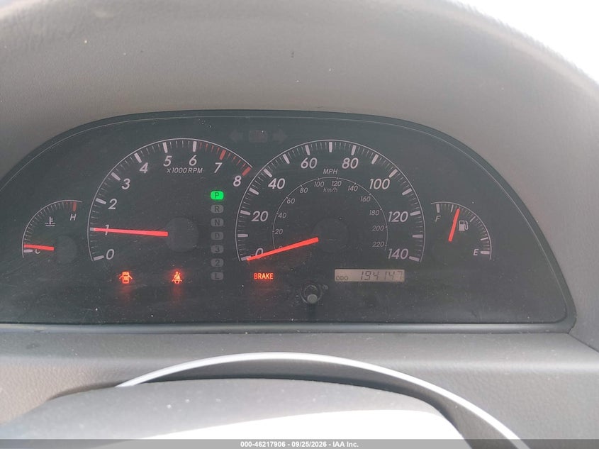 TOYOTA CAMRY 2005 VIN 4T1BE32K75U992630