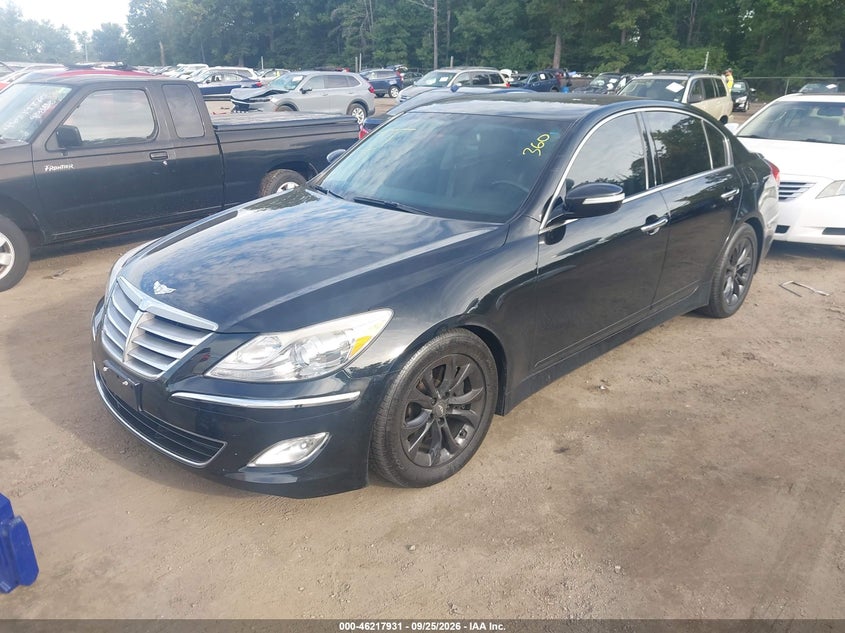 Vin: kmhgc4dd2cu181458, lot: 46717854, hyundai genesis 3.8 20122