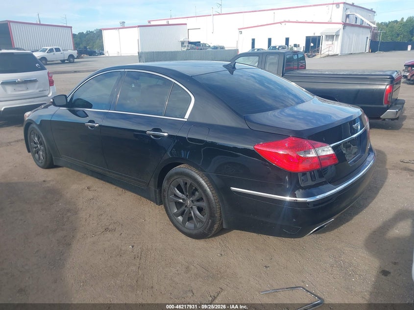 Vin: kmhgc4dd2cu181458, lot: 46717854, hyundai genesis 3.8 20123