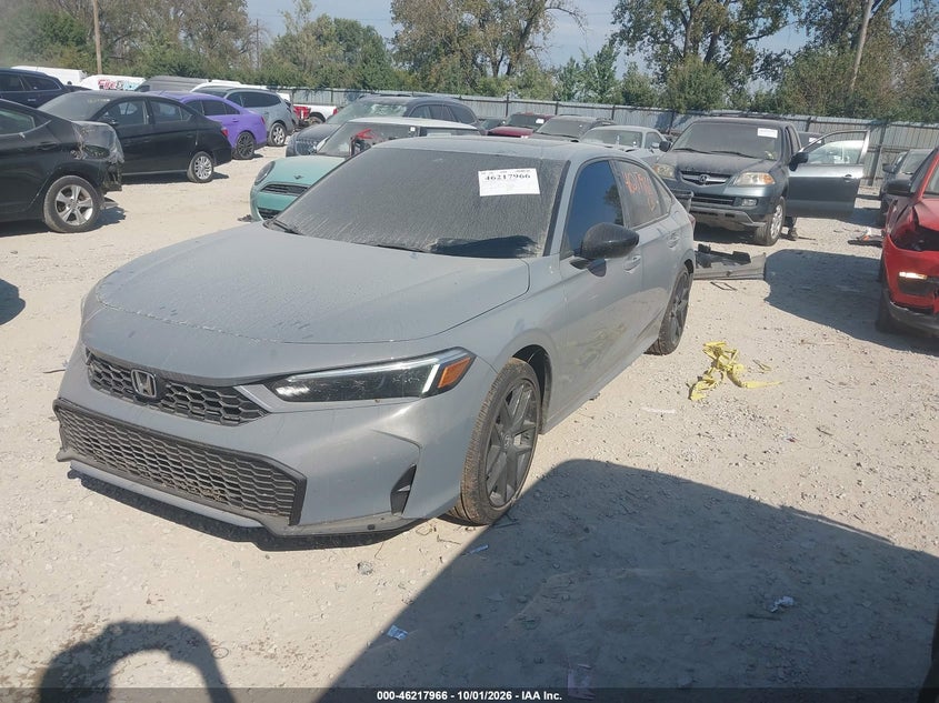 Vin: 2hgfe4f8xth356795, lot: 46717889, honda civic hybrid sport/sport touring 20262