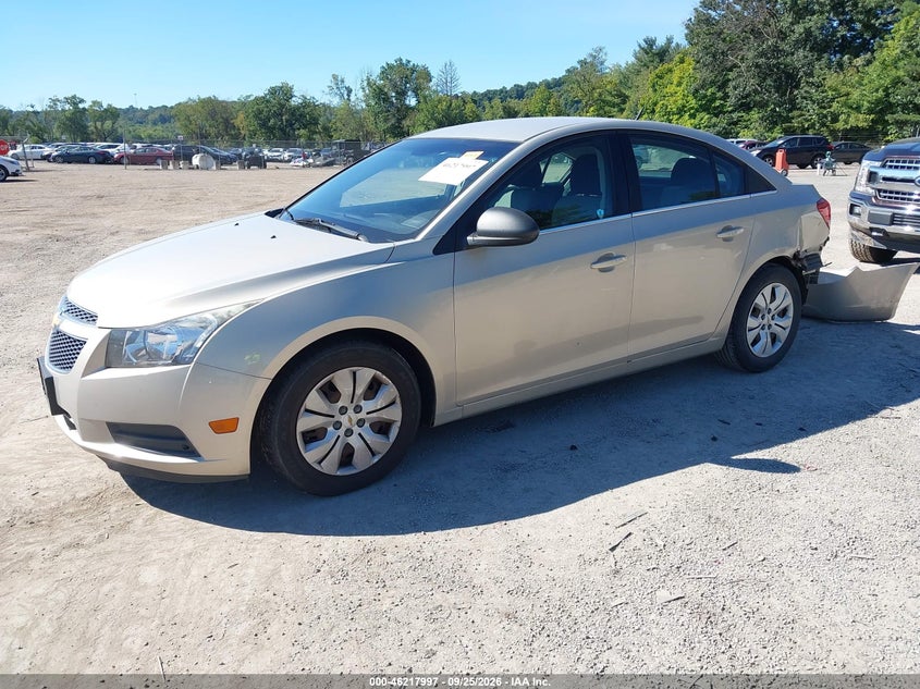 2012 Chevrolet Cruze, Rear, IAAI, VIN 1G1PC5SH8C7252833 — photo 2