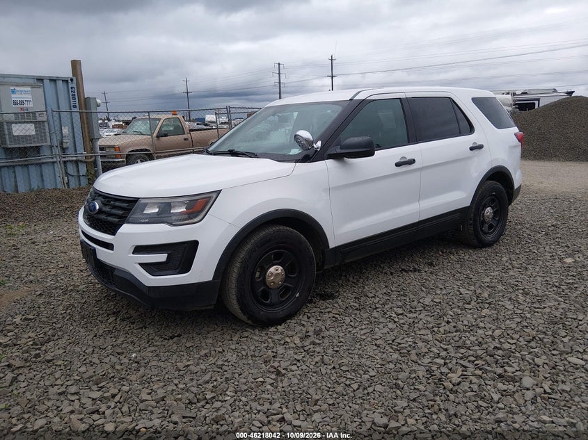 Vin: 1fm5k8ar3hgd72216, lot: 46717965, ford utility police interceptor 20172