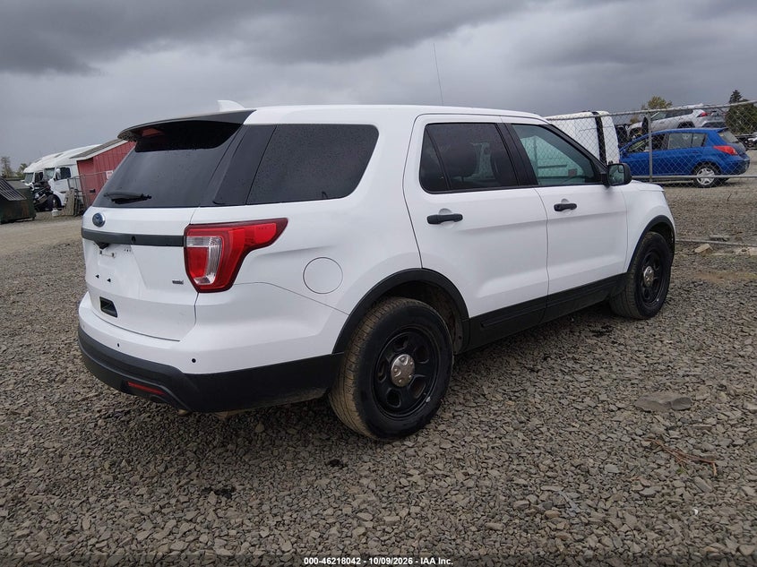 Vin: 1fm5k8ar3hgd72216, lot: 46717965, ford utility police interceptor 20174