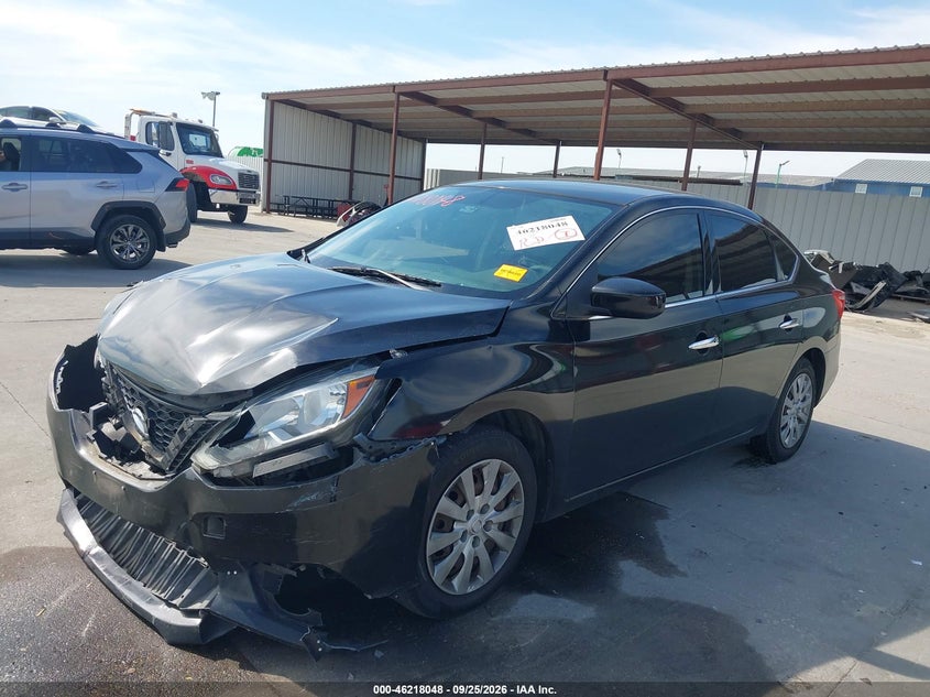 2016 Nissan Sentra, Удар спереду, IAAI, VIN 3N1AB7AP1GL645730 — фото 2
