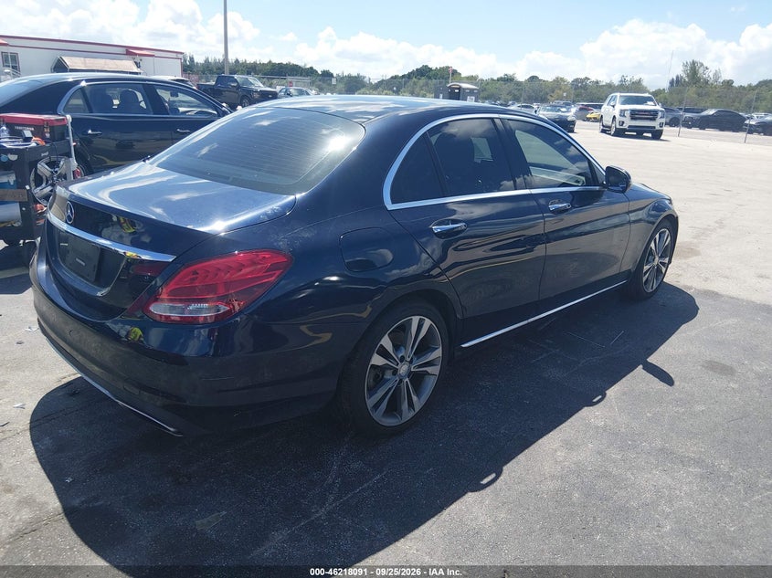 Vin: 55swf4jb3gu131725, lot: 46718014, mercedes-benz c 300 20164