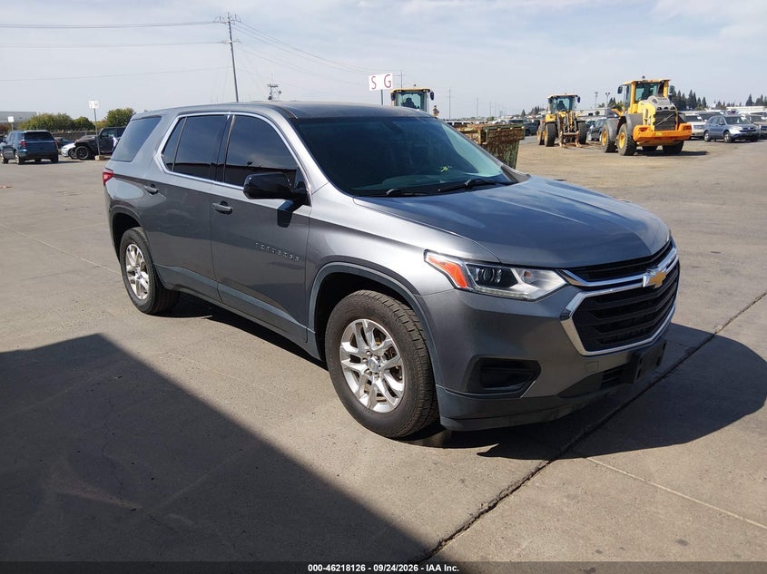 Vin: 1gnevfkw7lj171555, lot: 46718049, chevrolet traverse awd ls 2020 img_1