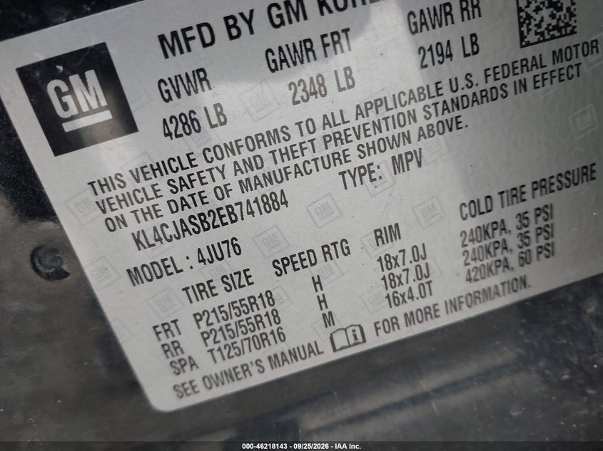 2014 BUICK ENCORE · Photo 9