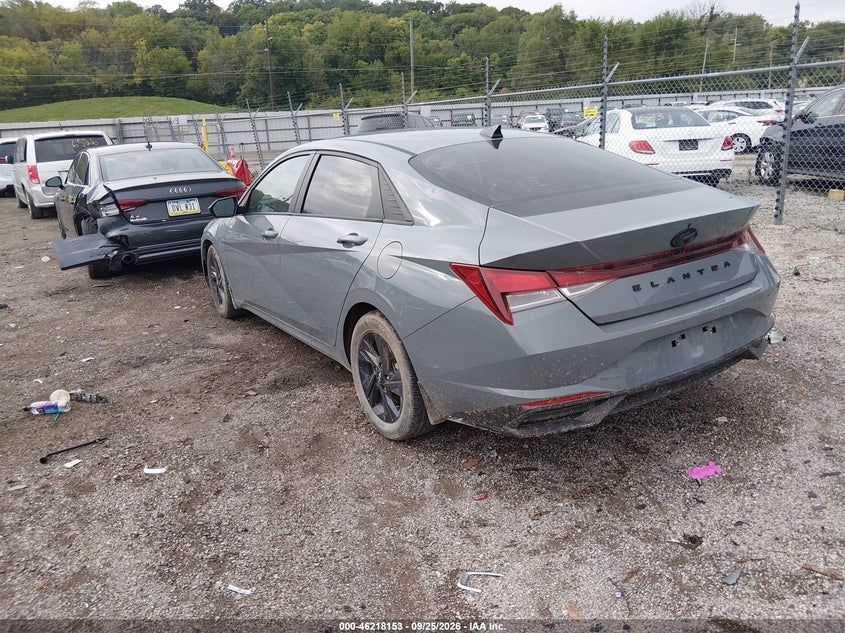 Vin: kmhlm4ag8nu264082, lot: 46718076, hyundai elantra sel 20223