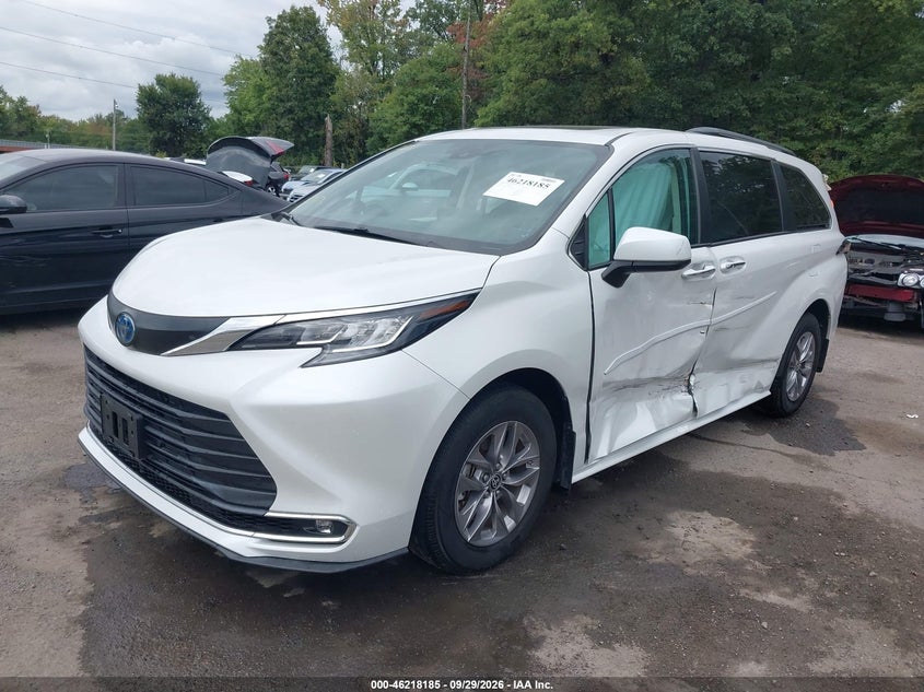 Vin: 5tdyrkec7ps158141, lot: 46718108, toyota sienna xle 20232