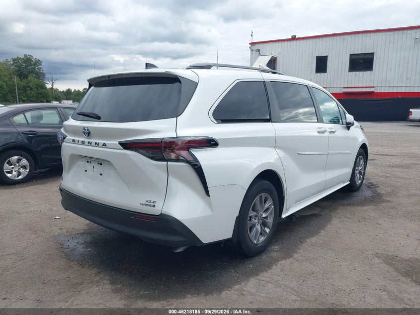 Vin: 5tdyrkec7ps158141, lot: 46718108, toyota sienna xle 20234