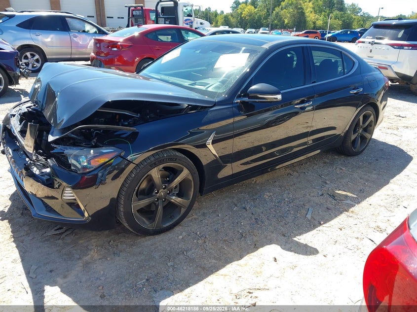 Vin: kmtg44la2ku034176, lot: 46718109, genesis g70 2.0t advanced 20192