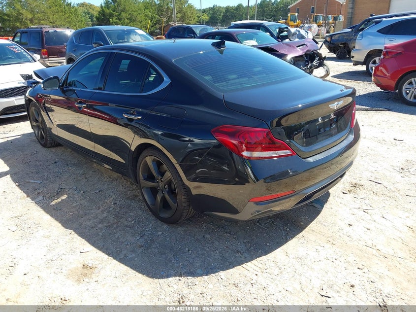 Vin: kmtg44la2ku034176, lot: 46718109, genesis g70 2.0t advanced 20193