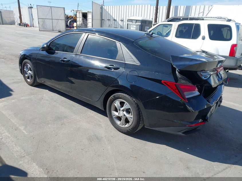 Vin: 5npll4ag1mh032794, lot: 46718122, hyundai elantra se 20213