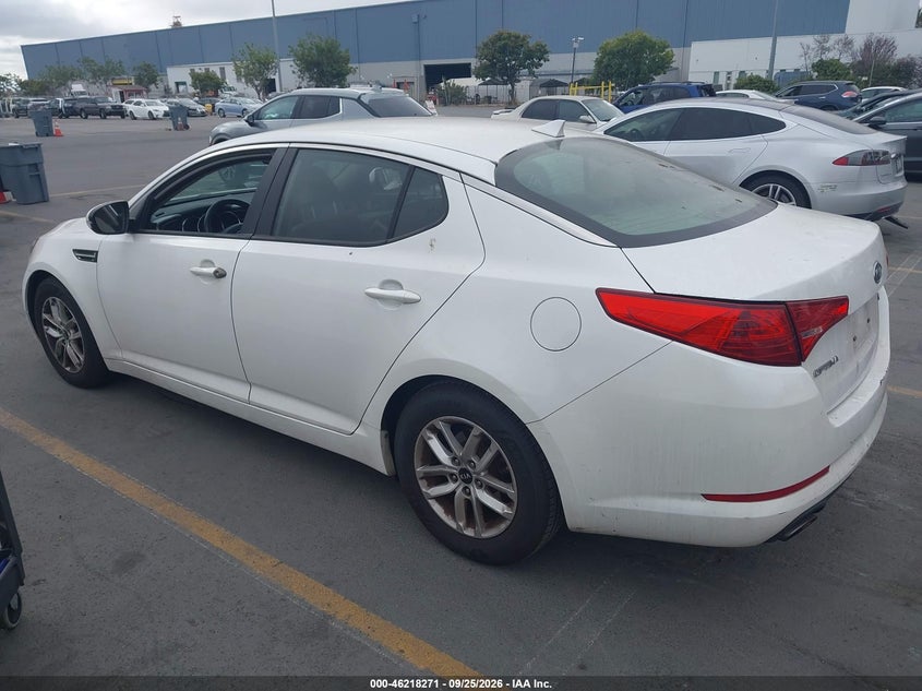 Vin: knagm4a72b5080944, lot: 46718194, kia optima lx 20113