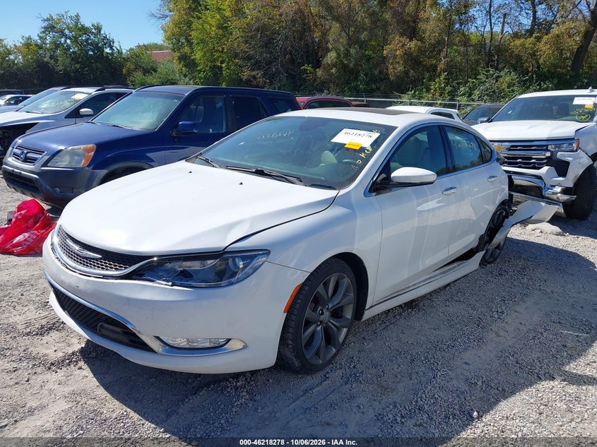 Vin: 1c3cccegxfn551032, lot: 46718201, chrysler 200 c 20152