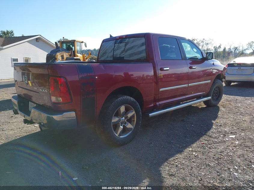 Vin: 1c6rr7lt2ds653605, lot: 46718217, ram 1500 big horn 20134