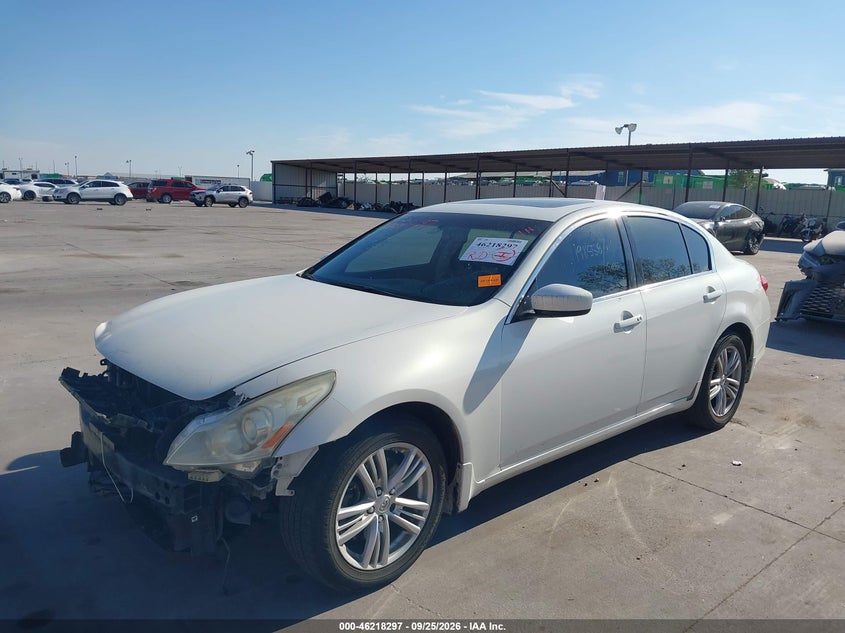 2010 Infiniti G, Front End, IAAI, VIN JN1CV6AR3AM253406 — photo 2