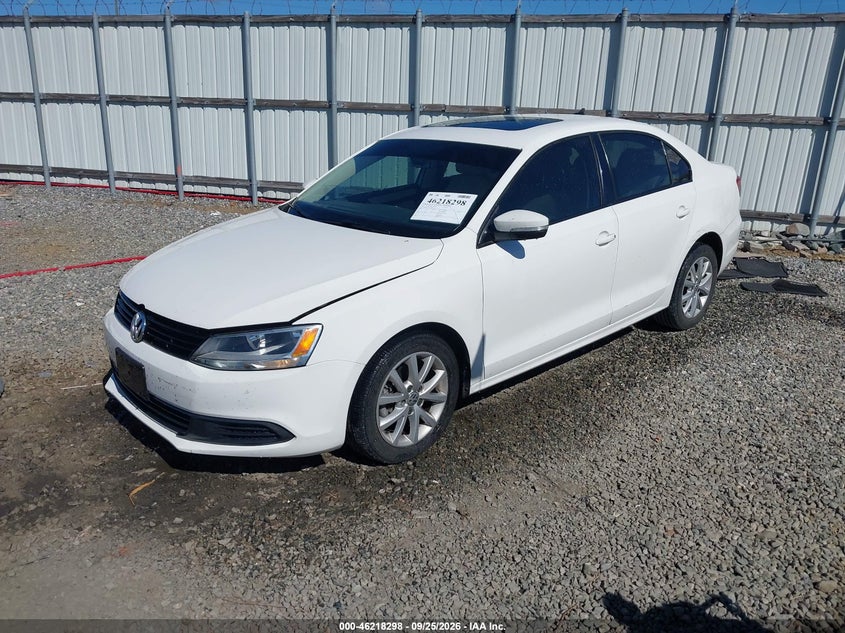 Vin: 3vwdp7aj9cm370410, lot: 46718221, volkswagen jetta 2.5l se 20122
