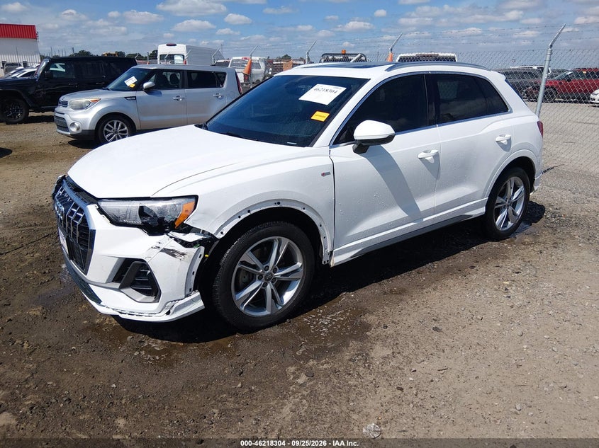 2020 Audi Q3, Удар спереду, IAAI, VIN WA1DECF3XL1089624 — фото 2
