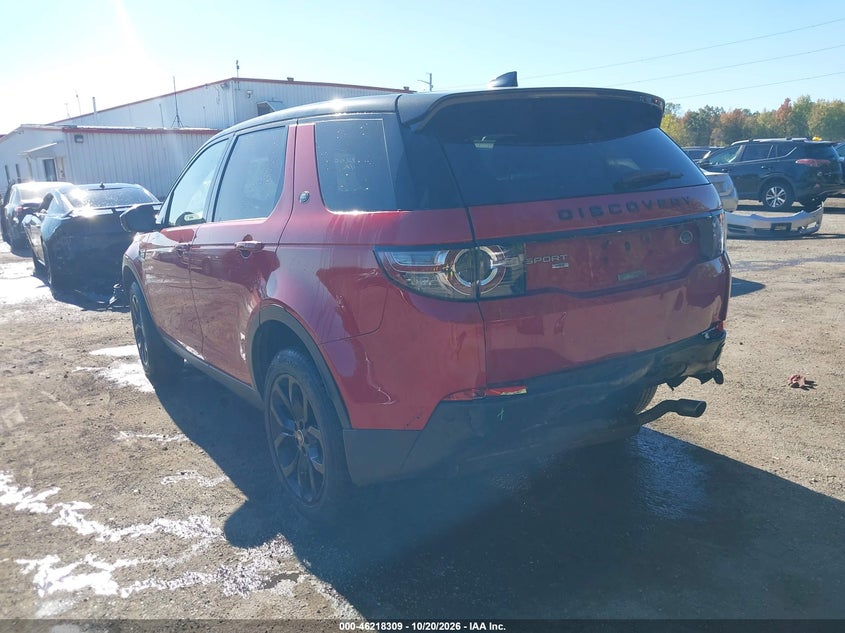 Vin: salcr2fxxkh789385, lot: 46718232, land rover discovery sport hse/landmark edition 20193