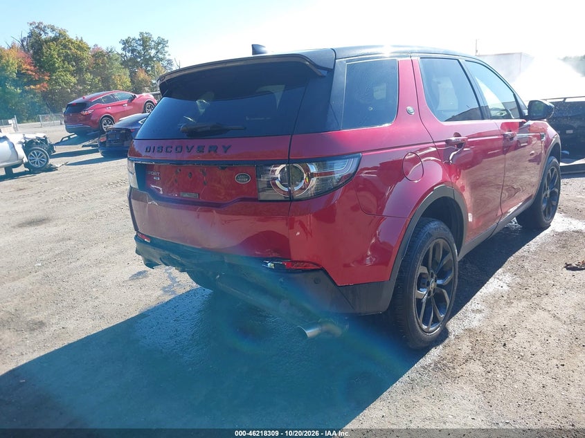 Vin: salcr2fxxkh789385, lot: 46718232, land rover discovery sport hse/landmark edition 20194