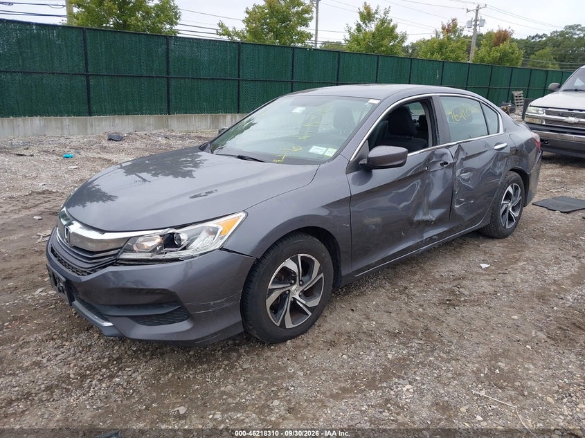 2016 Honda Accord Lx, Левый бок, IAAI, VIN 1HGCR2F33GA118971 — фото 2